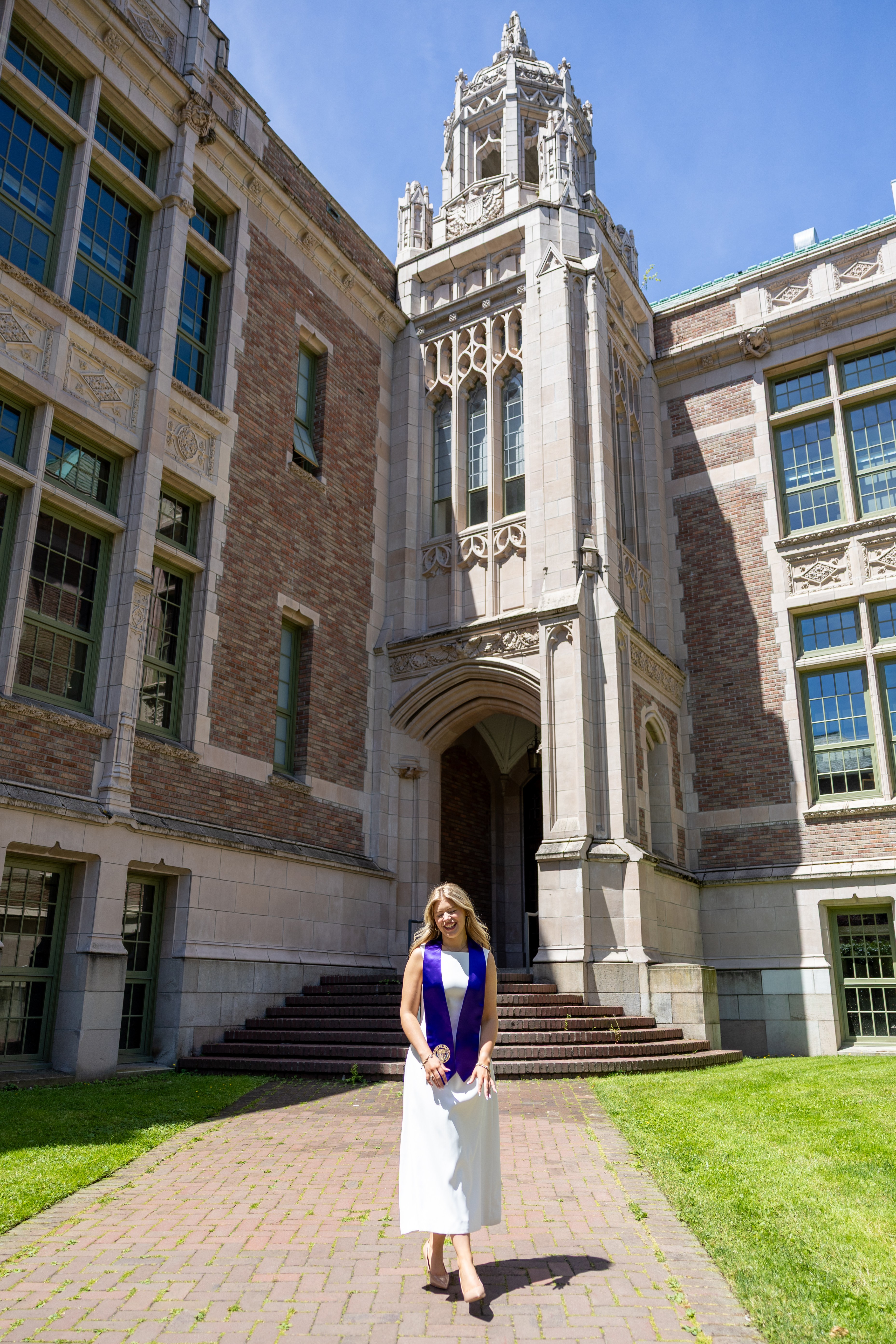 Sydney at her UW graduation